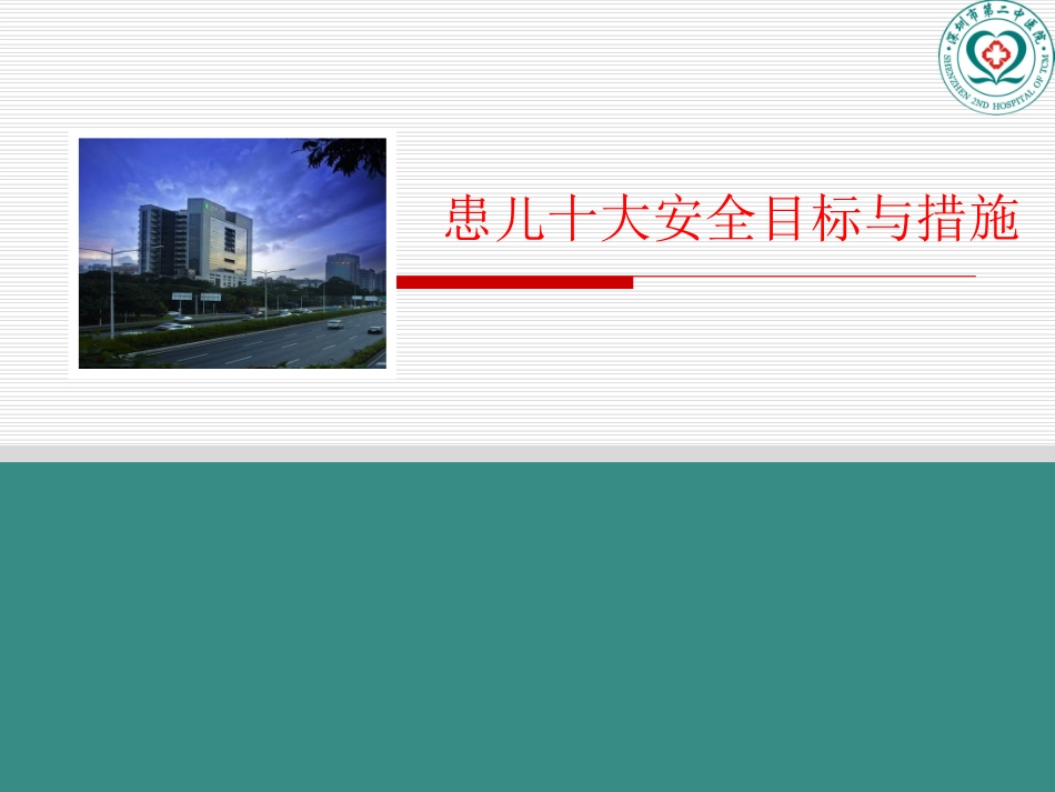 儿科十大安全目标_第1页