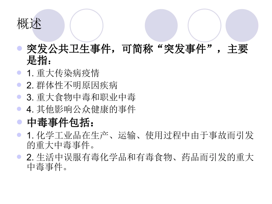 突发急性中毒事件的应急监测_第1页