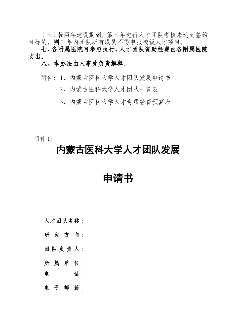 内蒙古医科大学人才团队遴选考核办法(试行)doc_第3页