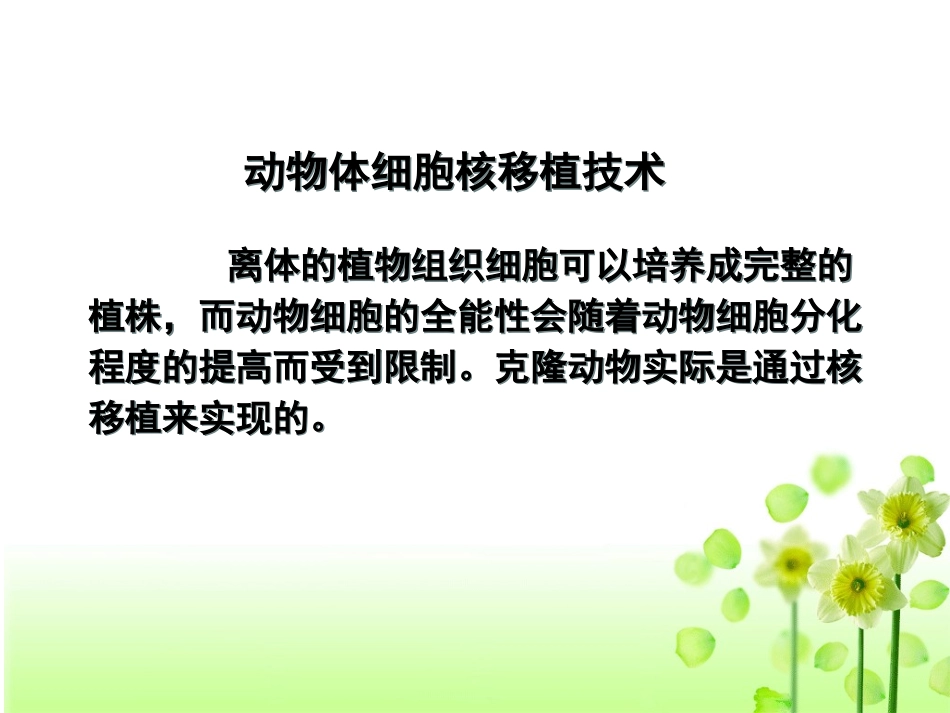 动物体细胞核移植技术和克隆动物(2016年)_第2页