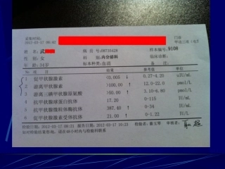 甲状腺功能检查及意义