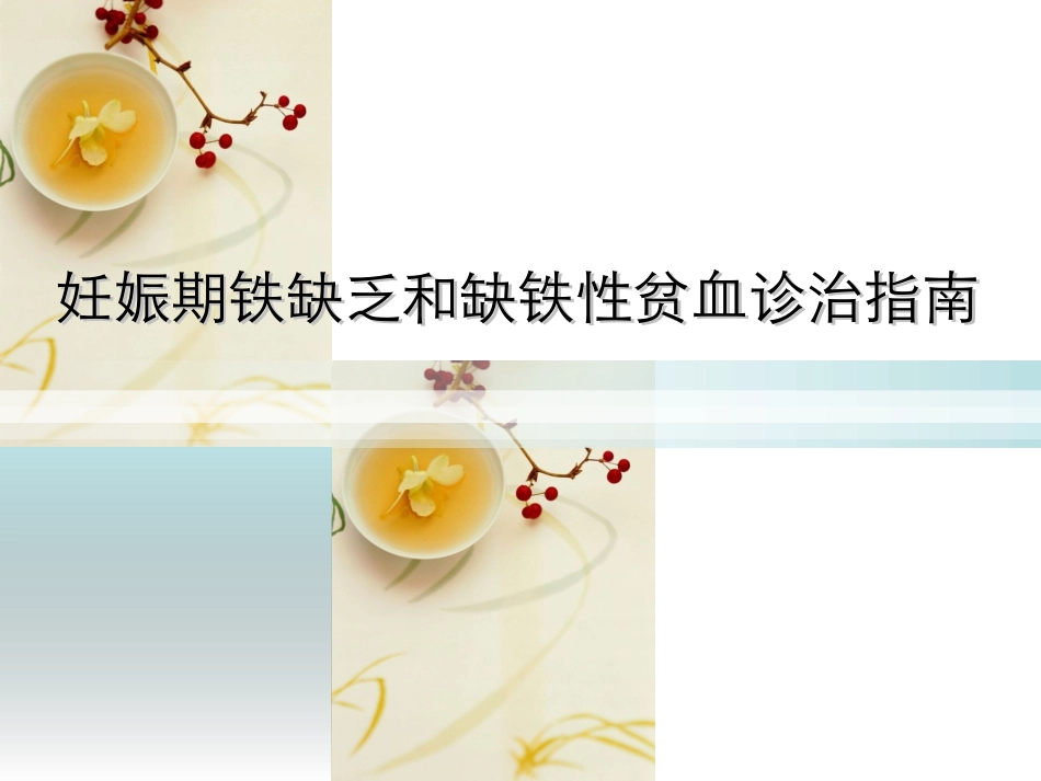 妊娠期铁缺乏_第1页
