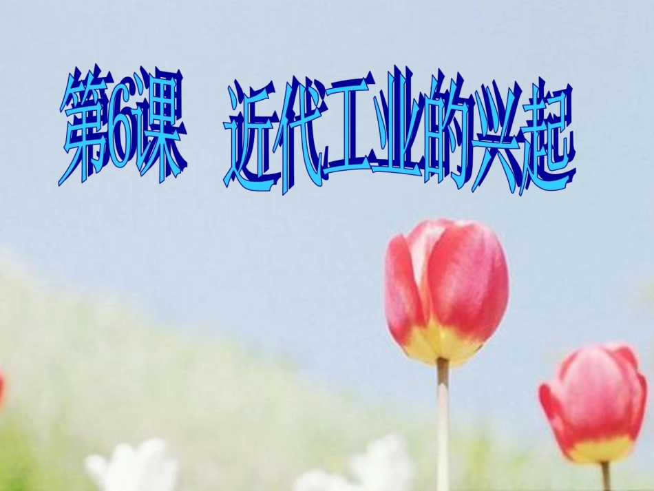 近代工业的兴起课件_第1页