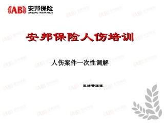 人伤案件协商解决办法概要