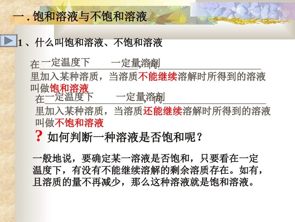 初中化学《溶解度》PPT课件_第2页