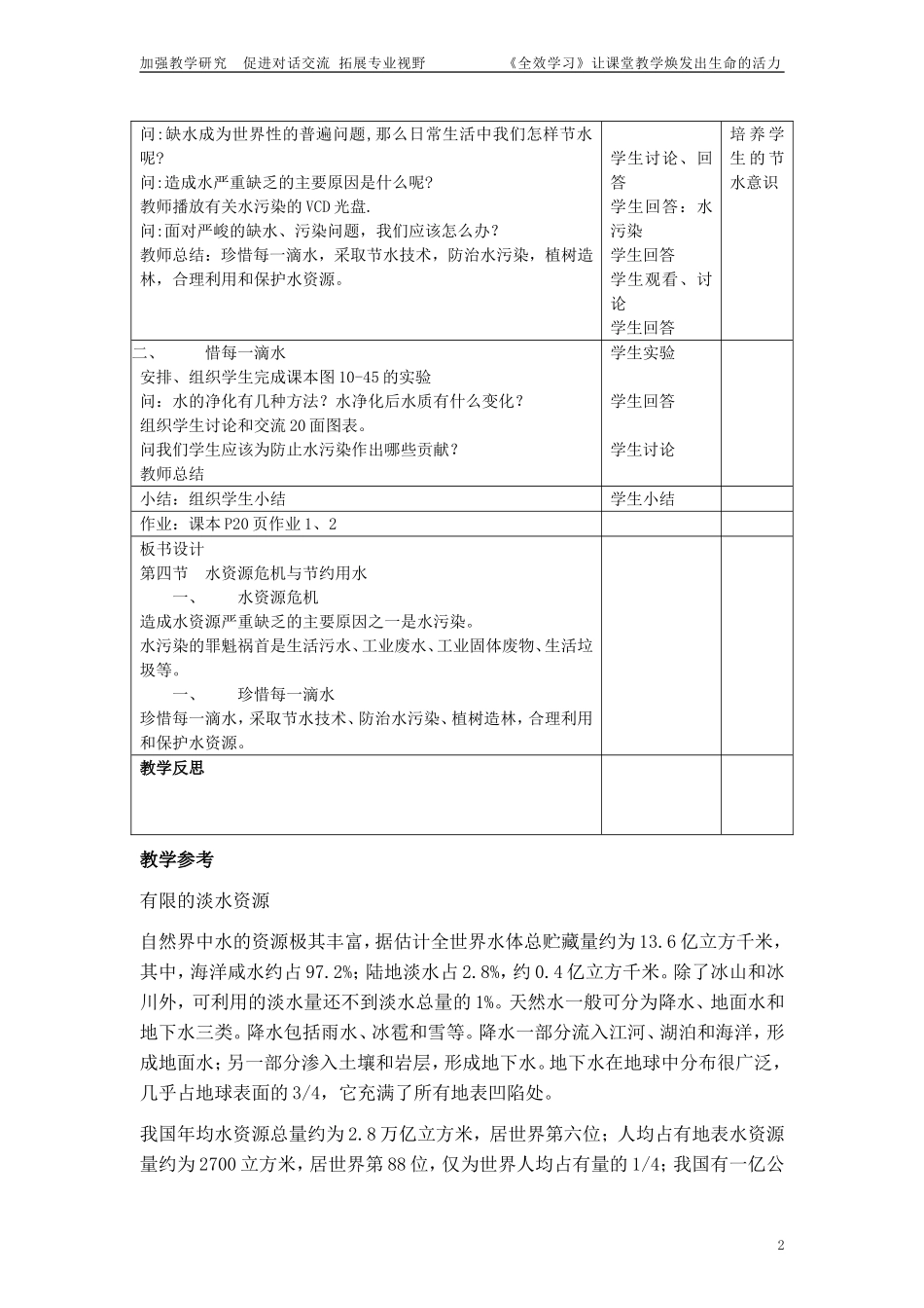 水资源危机与节约用水1_第2页