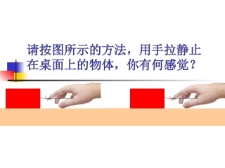 八年级物理第八章《运动和力》第三节摩擦力课件