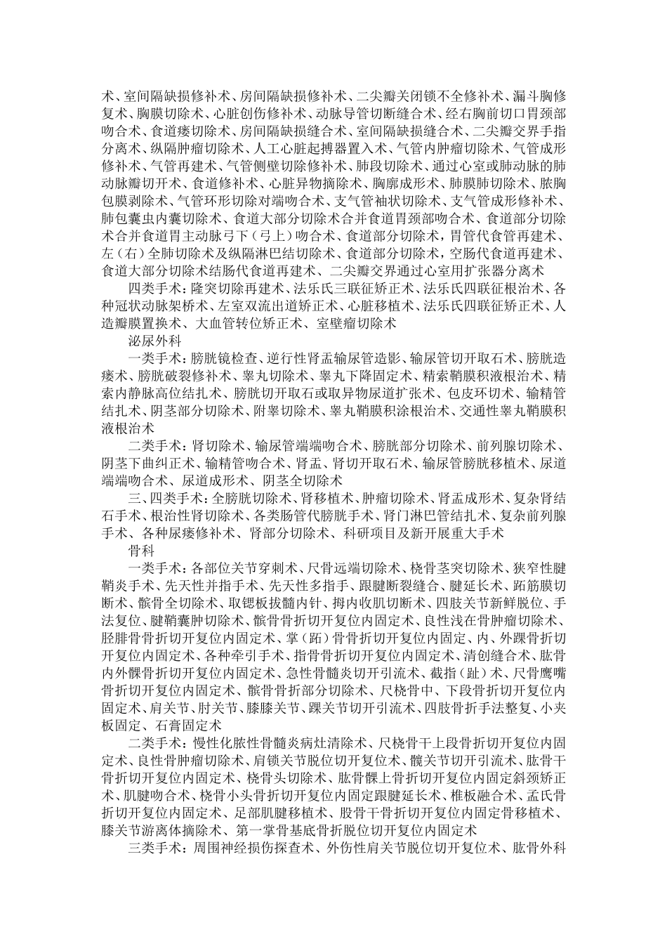 各类手术分级_第2页