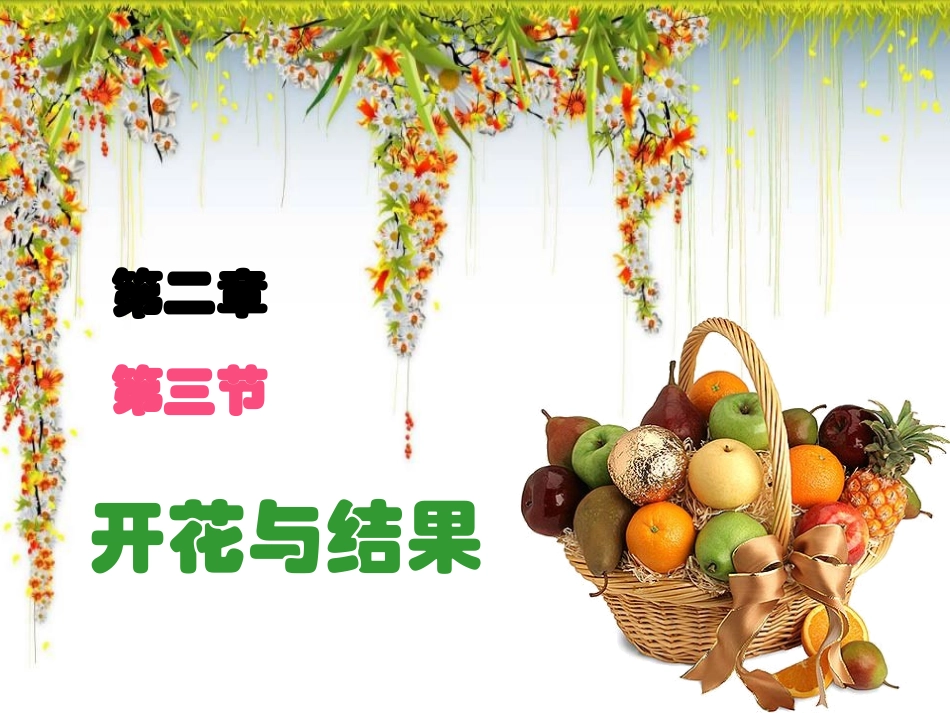 《开花和结果》_第1页