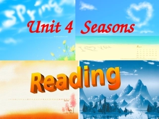 黄丽珍：Reading,U4