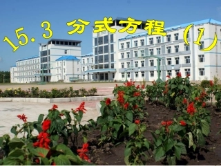 八年级下153(1)分式方程