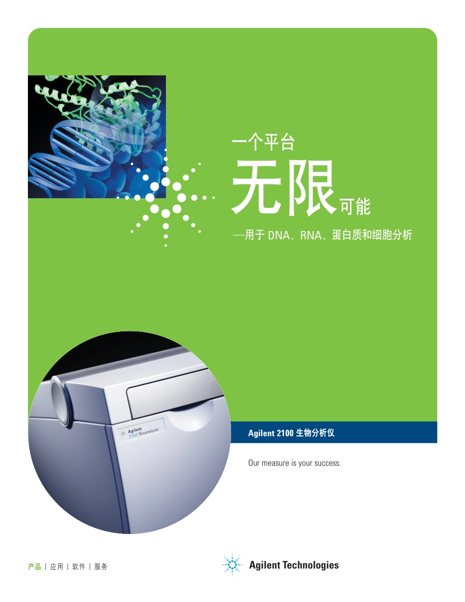 20100601Agilent2100生物分析仪样本_第1页