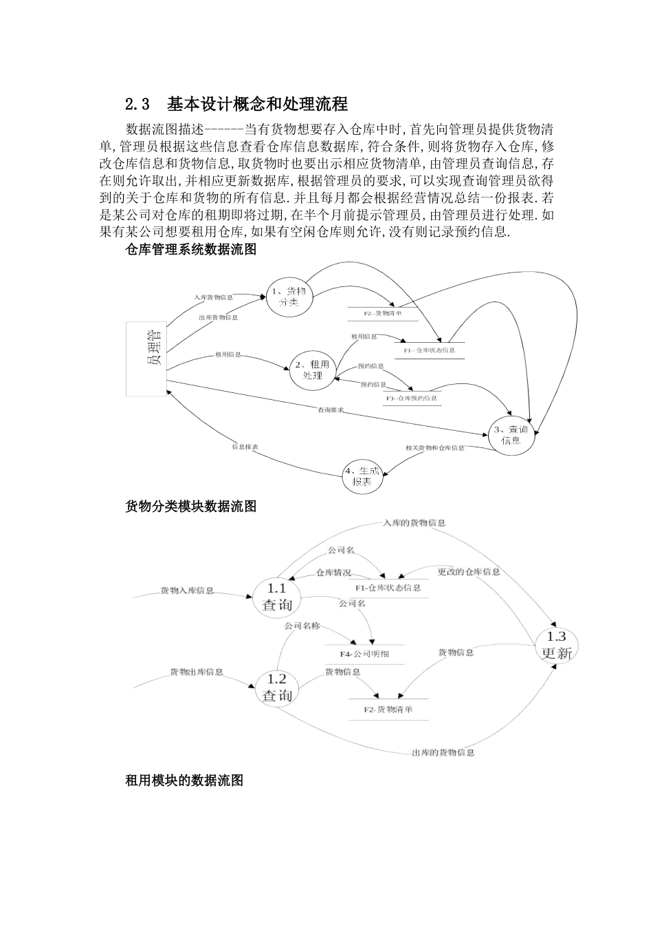 仓库管理信息系统概要设计说明书_第3页