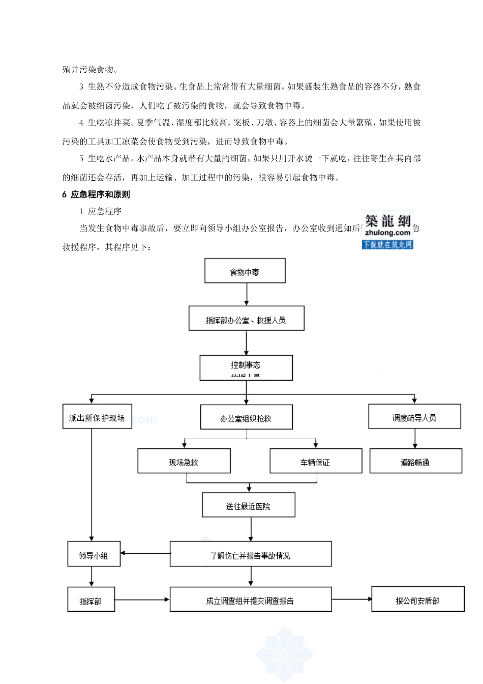 食物中毒事故应急预案-secret_第3页