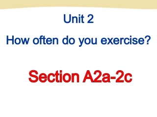 2013年新人教版八年级英语上册第二单元Section_A_2a-2c