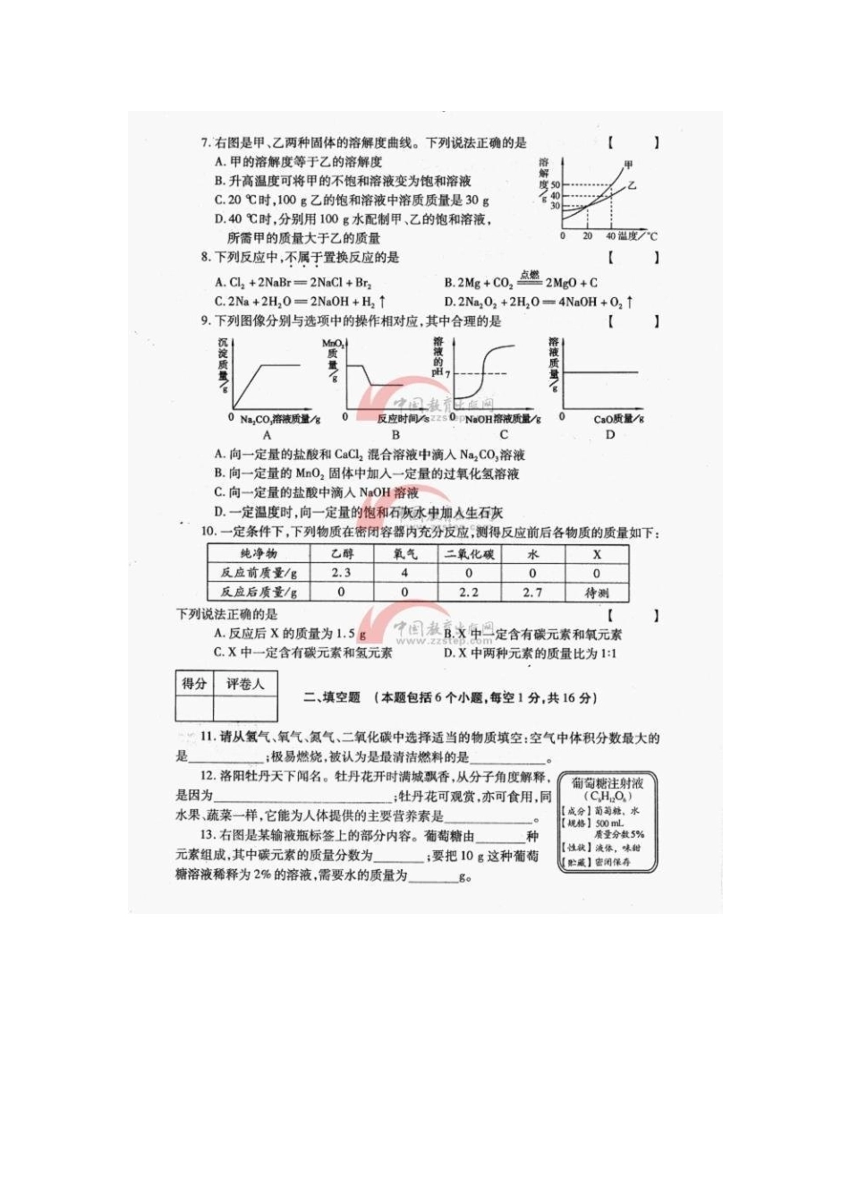 2012年河南省中考化学试卷_第2页