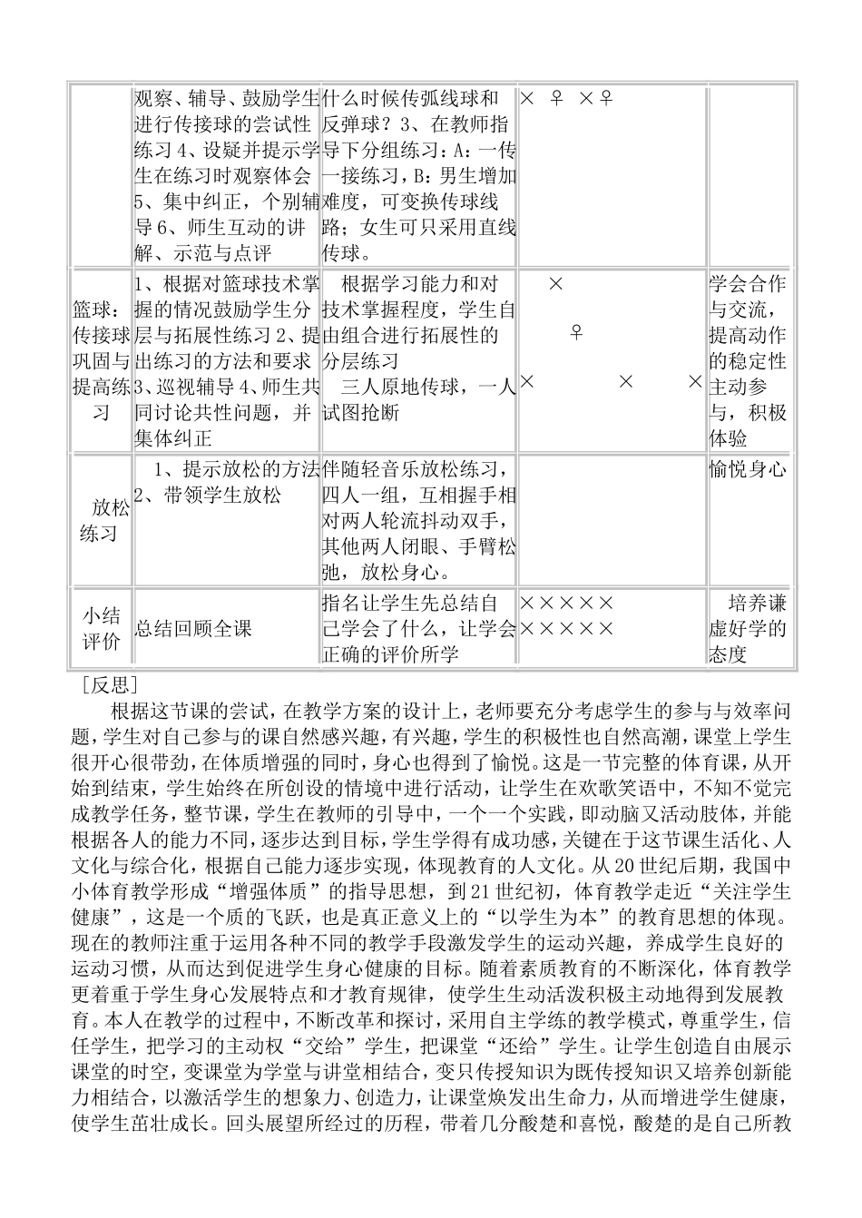 初中体育课教学案例分析hao_第2页