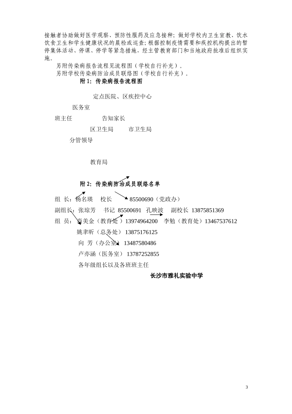 传染病防治工作预案_第3页