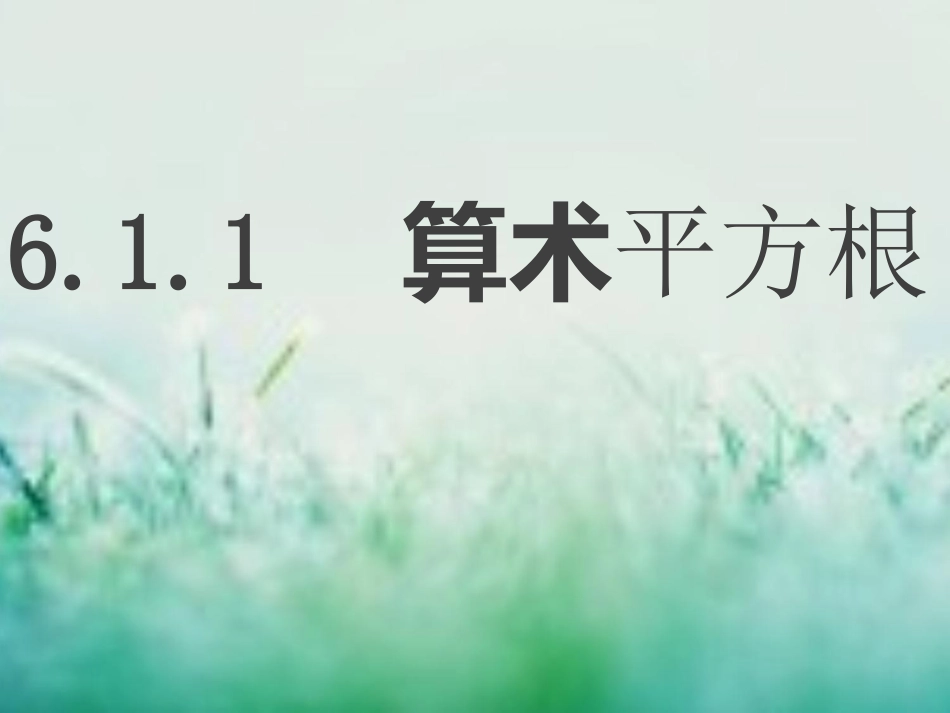 算术平方根SK_第1页