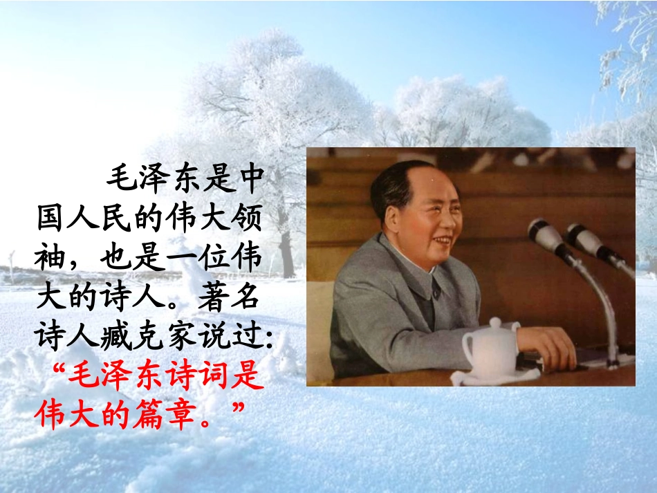 沁园春雪1(先学后教)_第1页