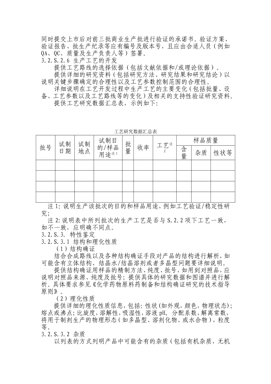 CTD格式申报资料撰写要求(原料药)_第3页