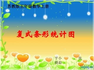 苏教版数学五年级上册《复式条形统计图》课件张晓茹