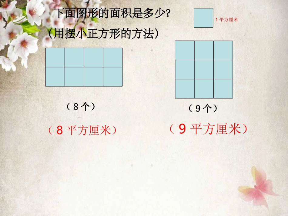 长方形正方形面积教学课件_第2页