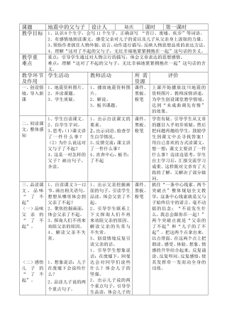 地震中的父与子(简)