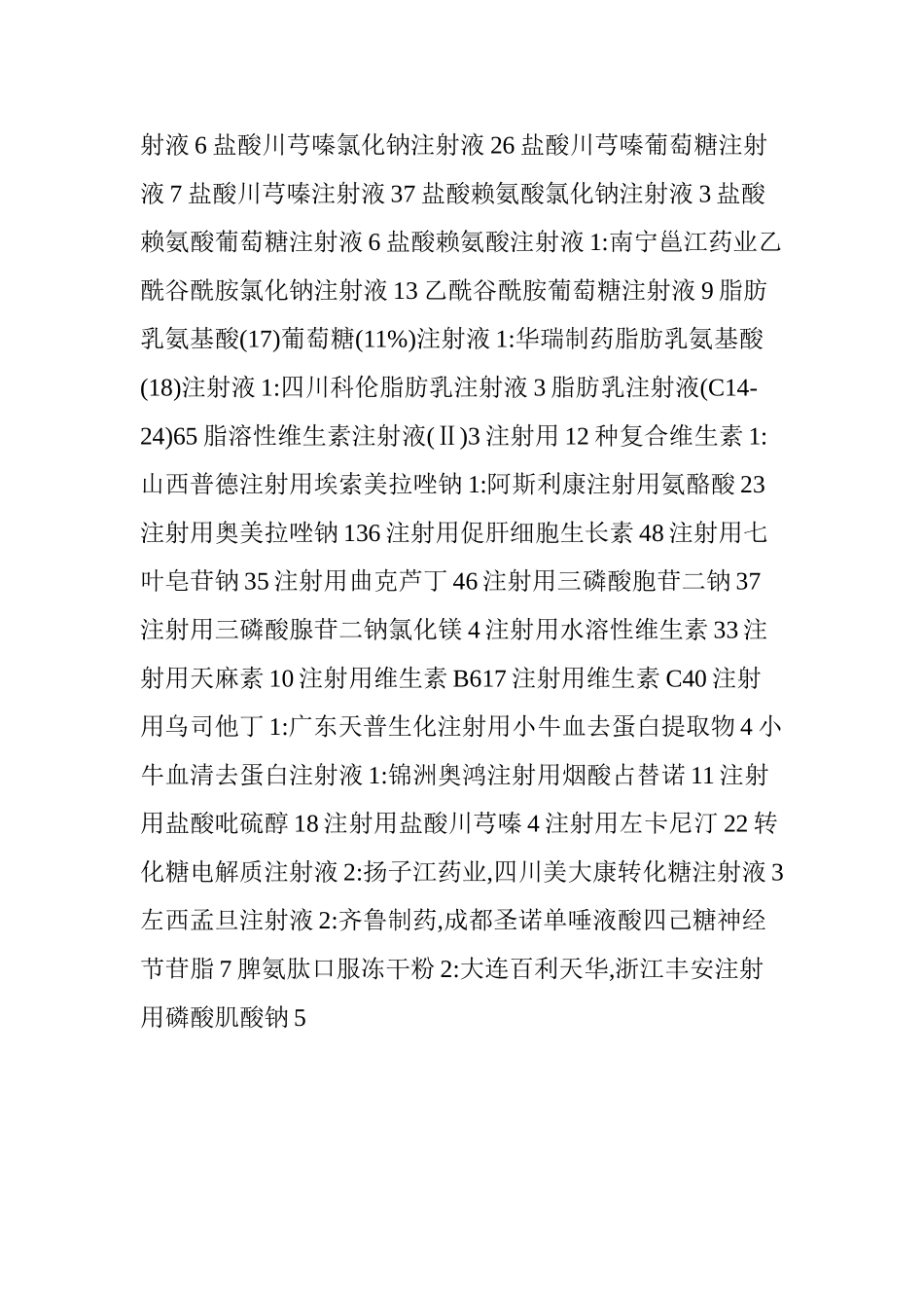 干货!180个辅助用药目录一览表_第3页
