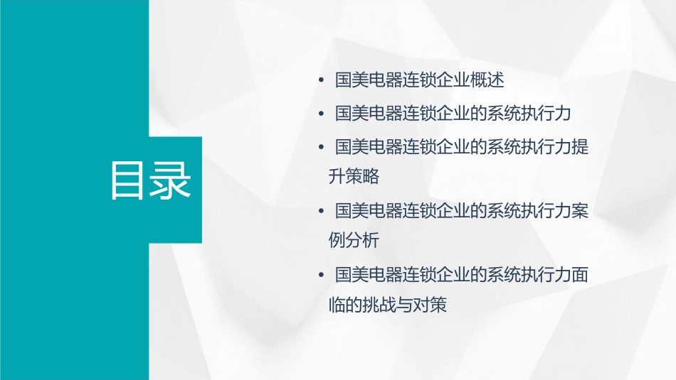 国美电器连锁企业的系统执行力课件_第2页