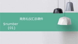 商务礼仪汇总课件