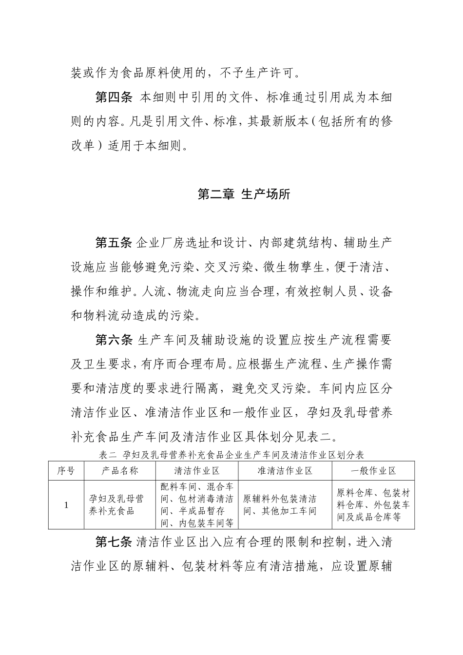 江西省孕妇及乳母营养补充食品生产许可审查细则_第2页