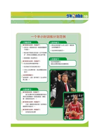 少年NBA之——训练计划范例2