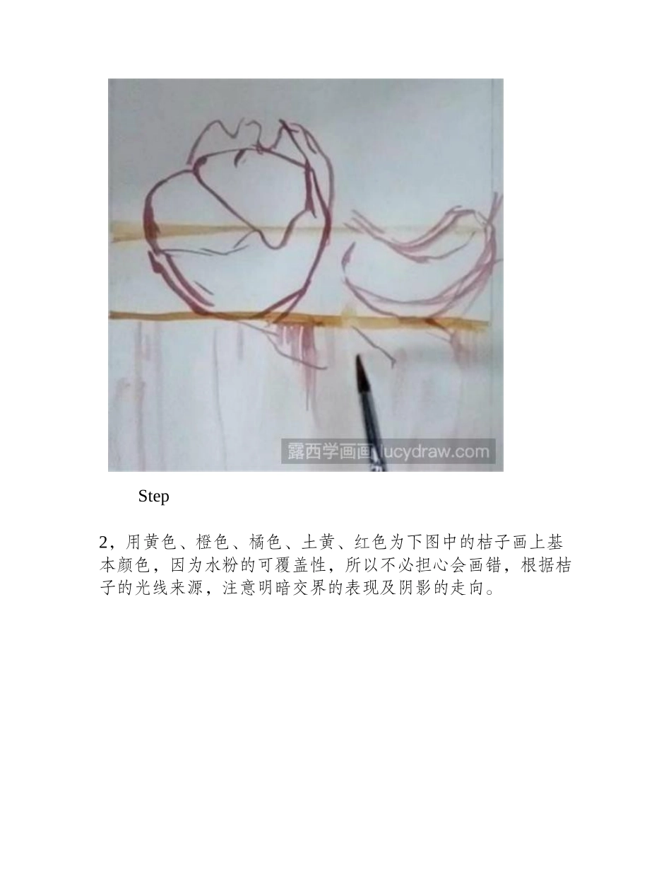 桔子水粉画教程水粉画教程_第2页