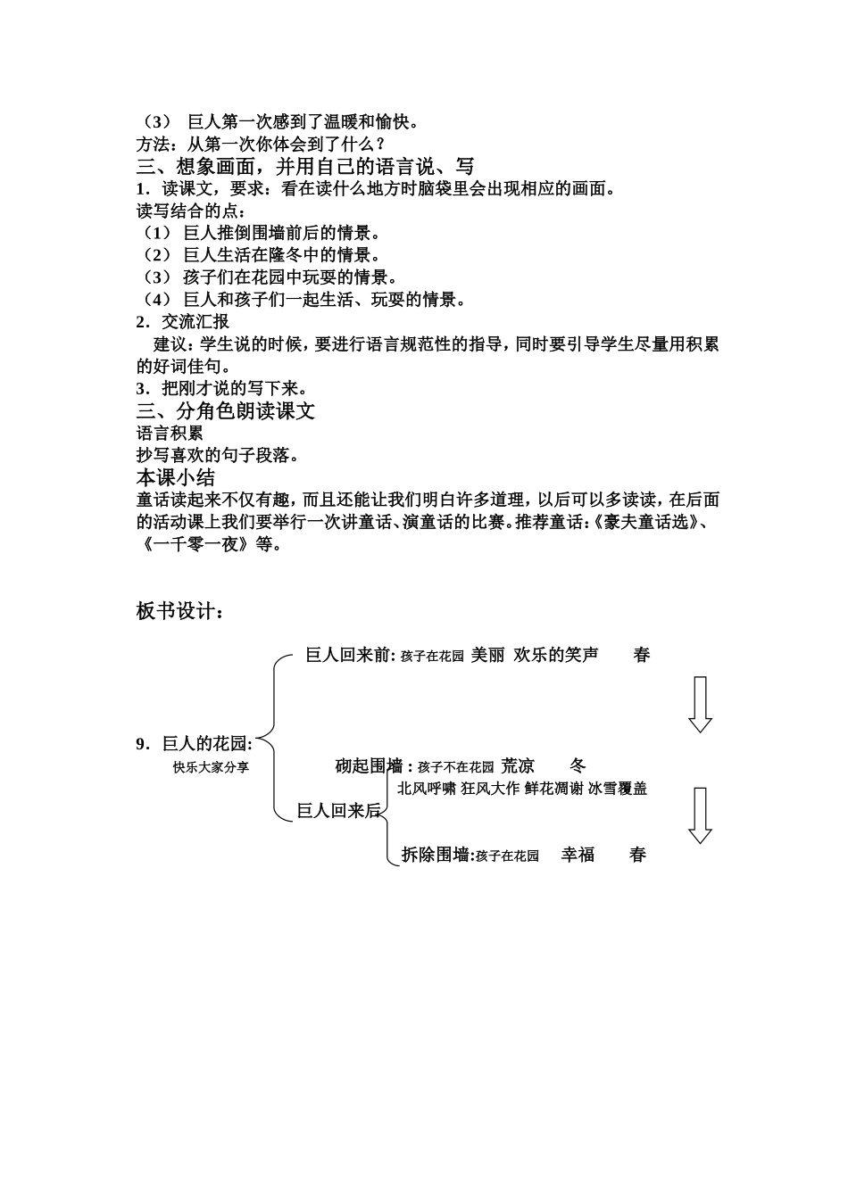 巨人的花园教案_第3页