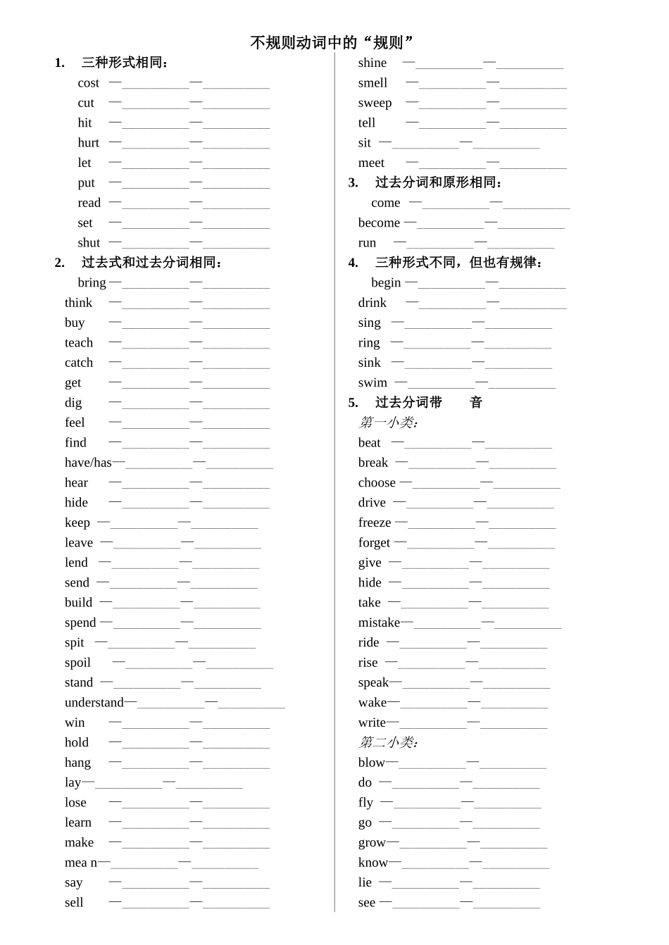 不规则动词中的“规则”_第1页