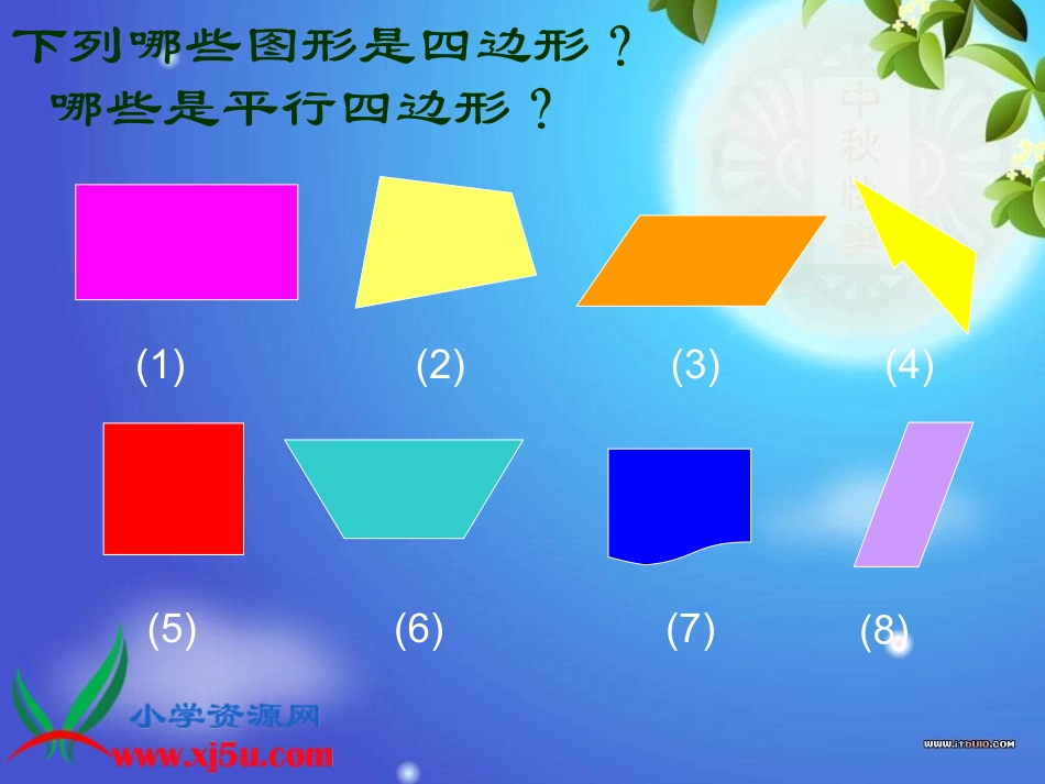 人教新课标数学三年级上册《四边形复习》PPT课件_第3页
