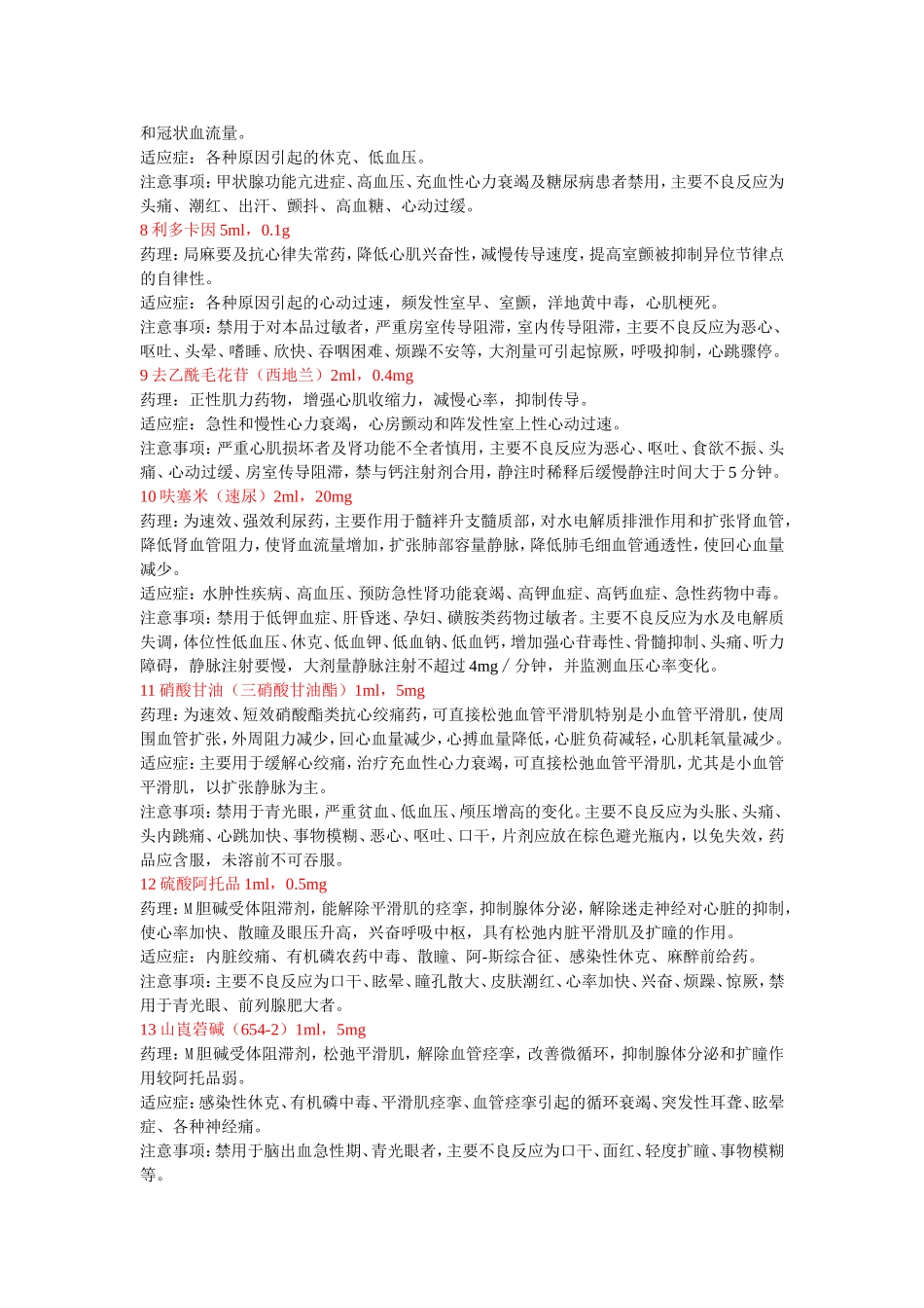 常用高危药品_第2页