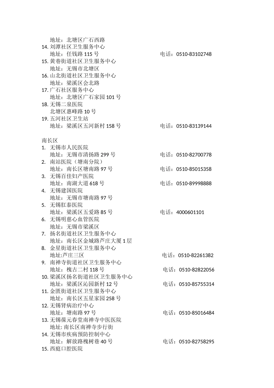 无锡医院汇总_第3页