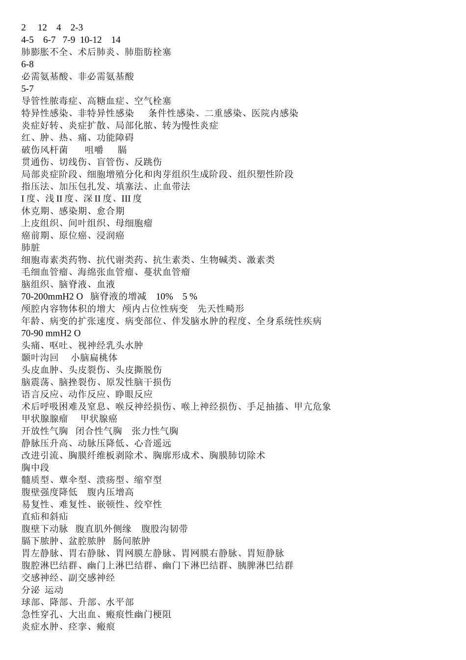 外科填空题整理_第3页