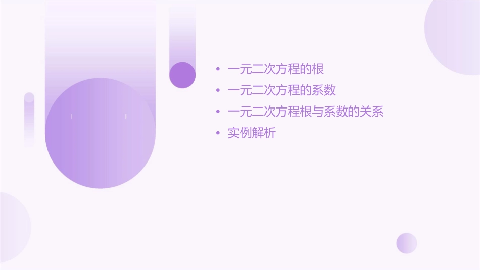 北师大版一元二次方程根与系数的关系课件_第2页