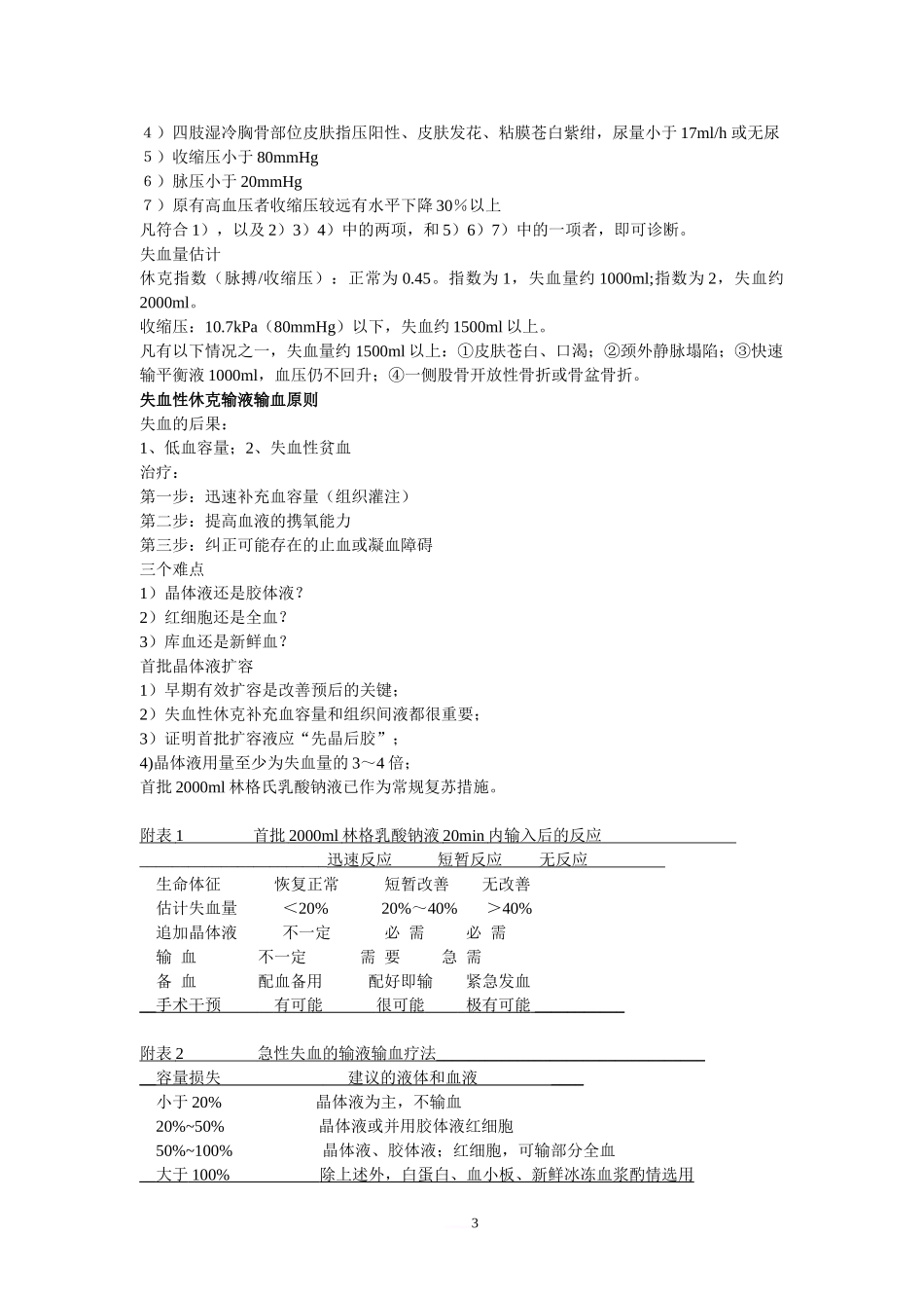 各种大出血的急诊处理_第3页