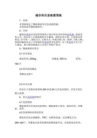 储存库应急救援预案(最终)