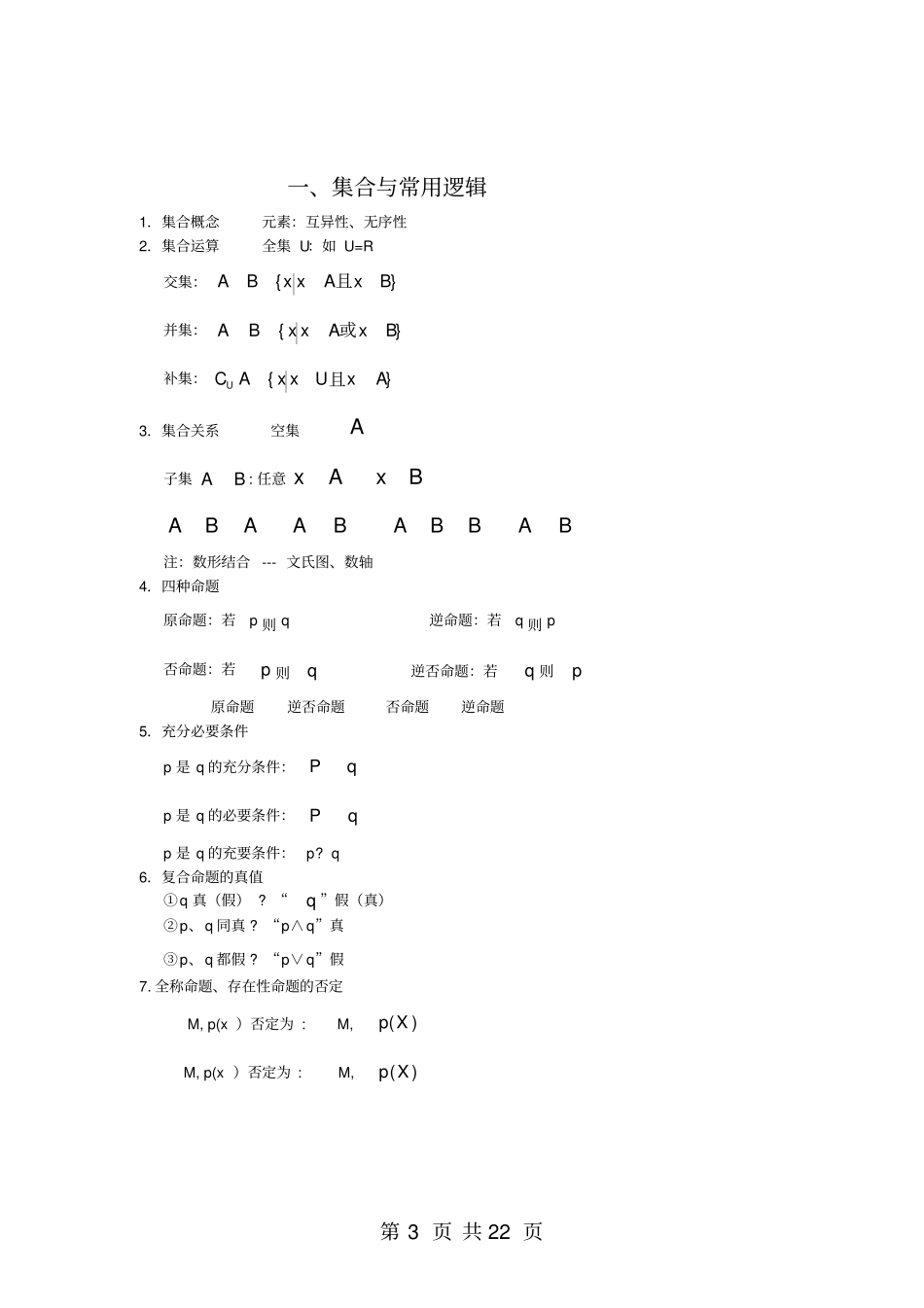 2020上海高中数学知识点大全_第3页