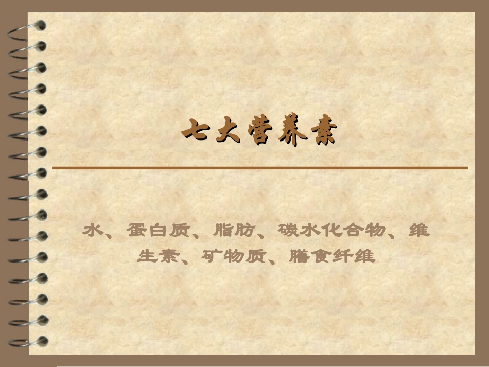 七大营养素幻灯片_第1页