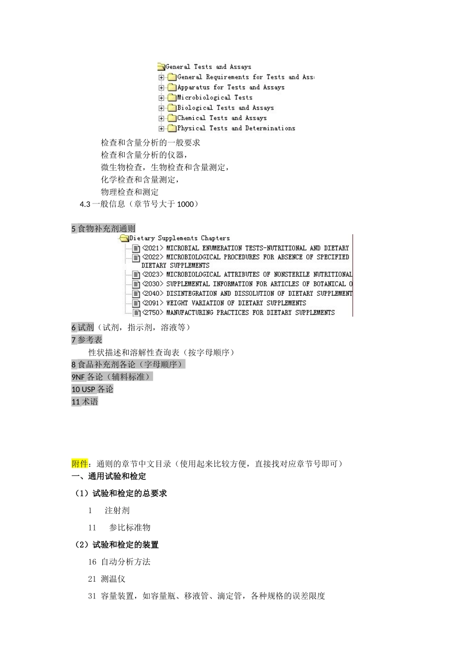 usp美国药典结构梳理_第3页