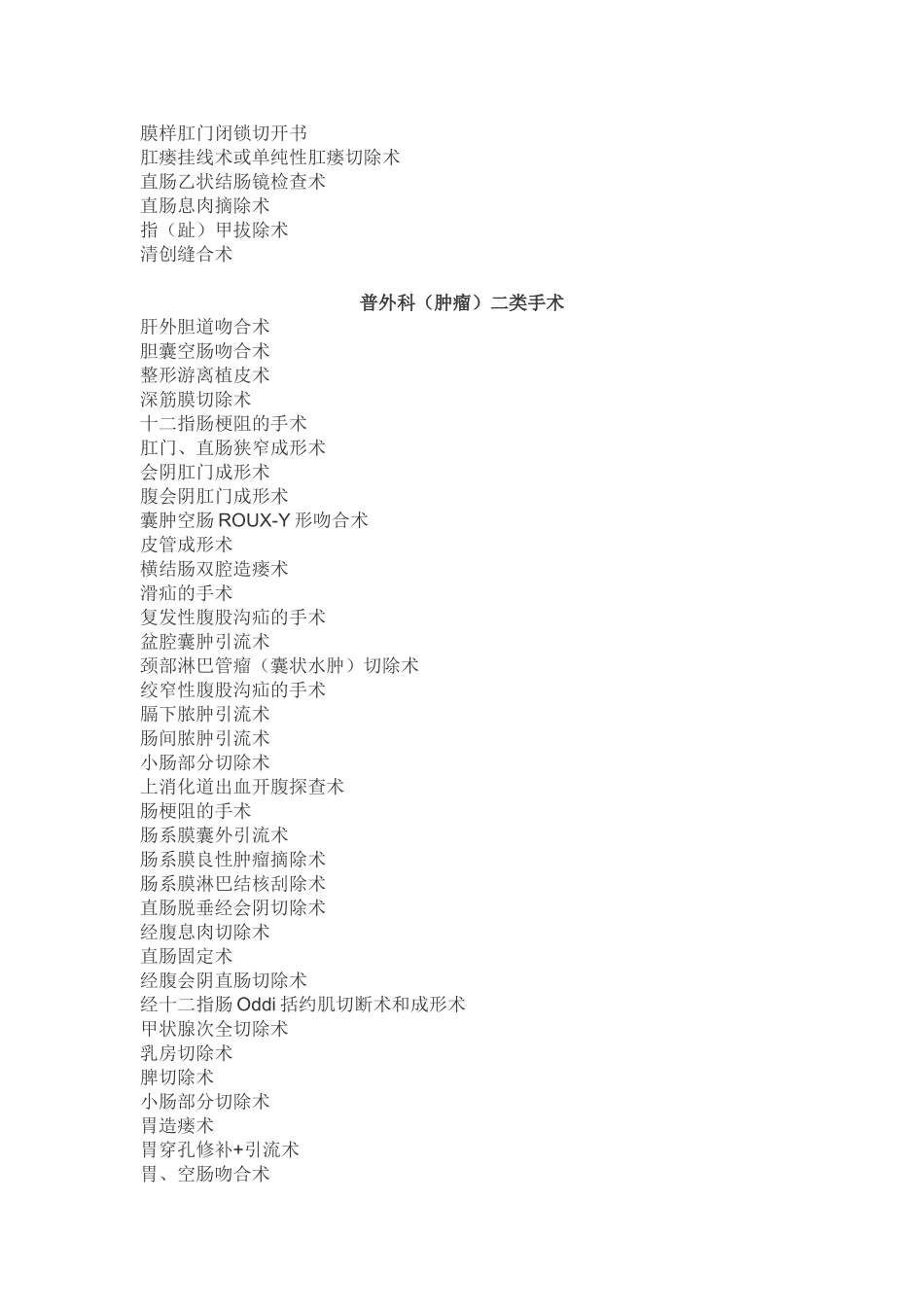 河南省医院手术分级及审批权限_第3页