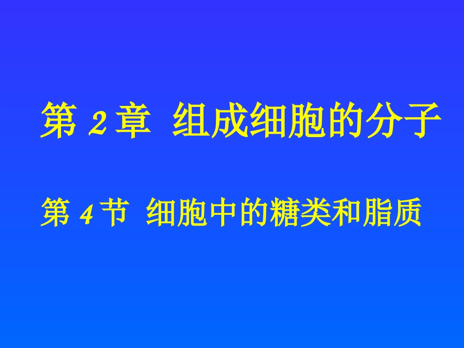 公开课细胞中的糖类和脂质_第2页