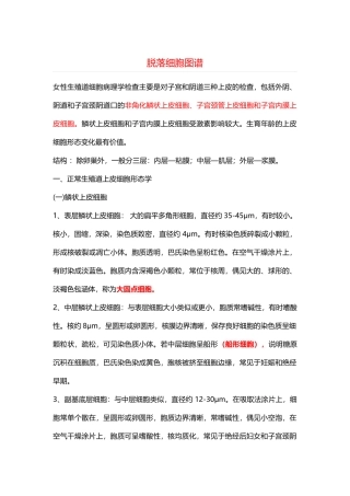 脱落细胞图谱++