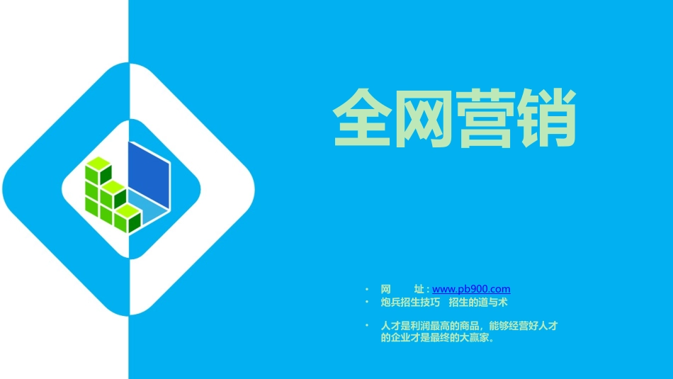 网络招生技巧-招生的道与术_第1页